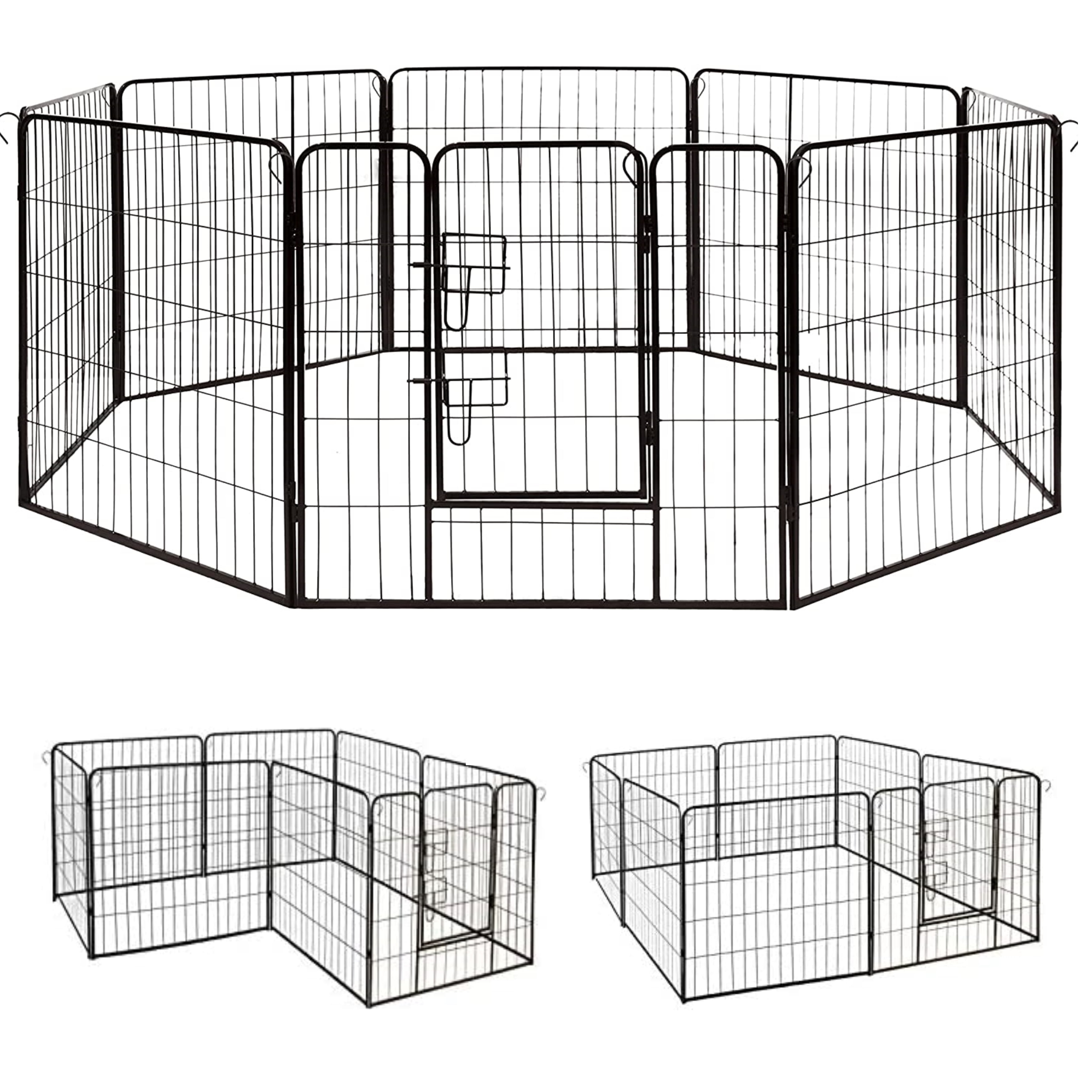 ALEKO Folding Pet Playpen Dog Kennel Pen Exercise 