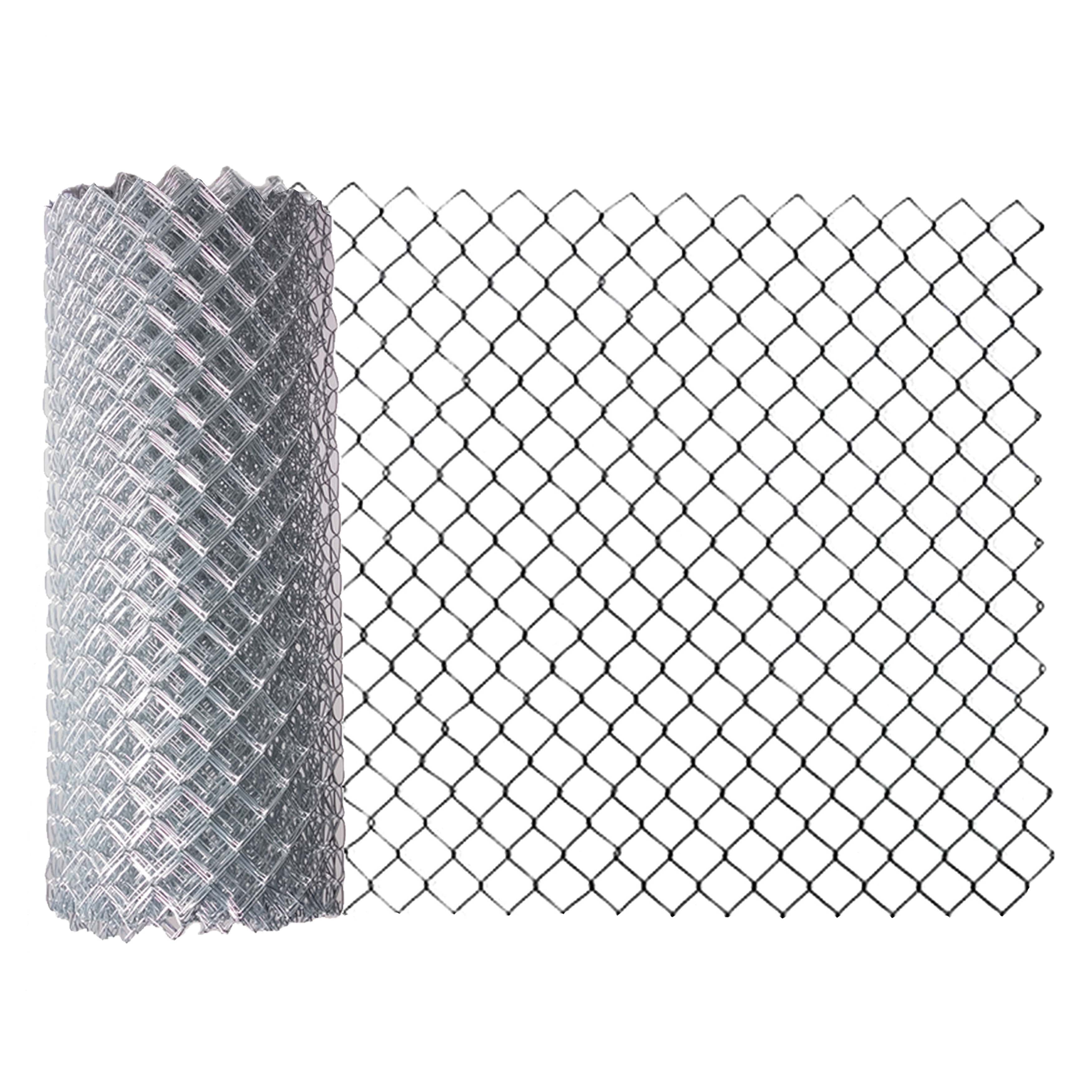 ALEKO Galvanized Steel 4 x 50 feet Roll Chain Link Fence Fabric 12.5AW