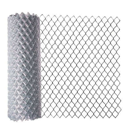 ALEKO Galvanized Steel 6 x 50 feet Roll Chain Link Fence Fabric 12.5-AW Gauge