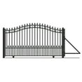 thumbnail image 1 of ALEKO Garden Steel St. Louis Style 12 feet Single Sliding Driveway Gate Black, 1 of 19
