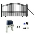 thumbnail image 1 of ALEKO Garden Yard Steel Single Sliding 12ft Gate Paris Style with Gate Opener, 1 of 15