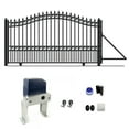 thumbnail image 1 of ALEKO Garden Yard Steel Single Sliding 14 ft Gate London Style with Gate Opener, 1 of 13