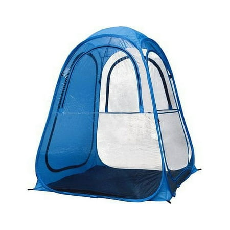 ALEKO Large Outdoor Portable Pop Up Pet Tent Travel Safety Camping Pet Shelter, Blue