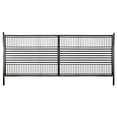 thumbnail image 1 of ALEKO Modern Garden Steel Dual Swing Driveway Gate Barcelona Style 18 x 6 feet, 1 of 11