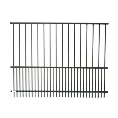 ALEKO PF58X72 Steel DIY Pet Fence Panel - 72 x 58 Inches - Black