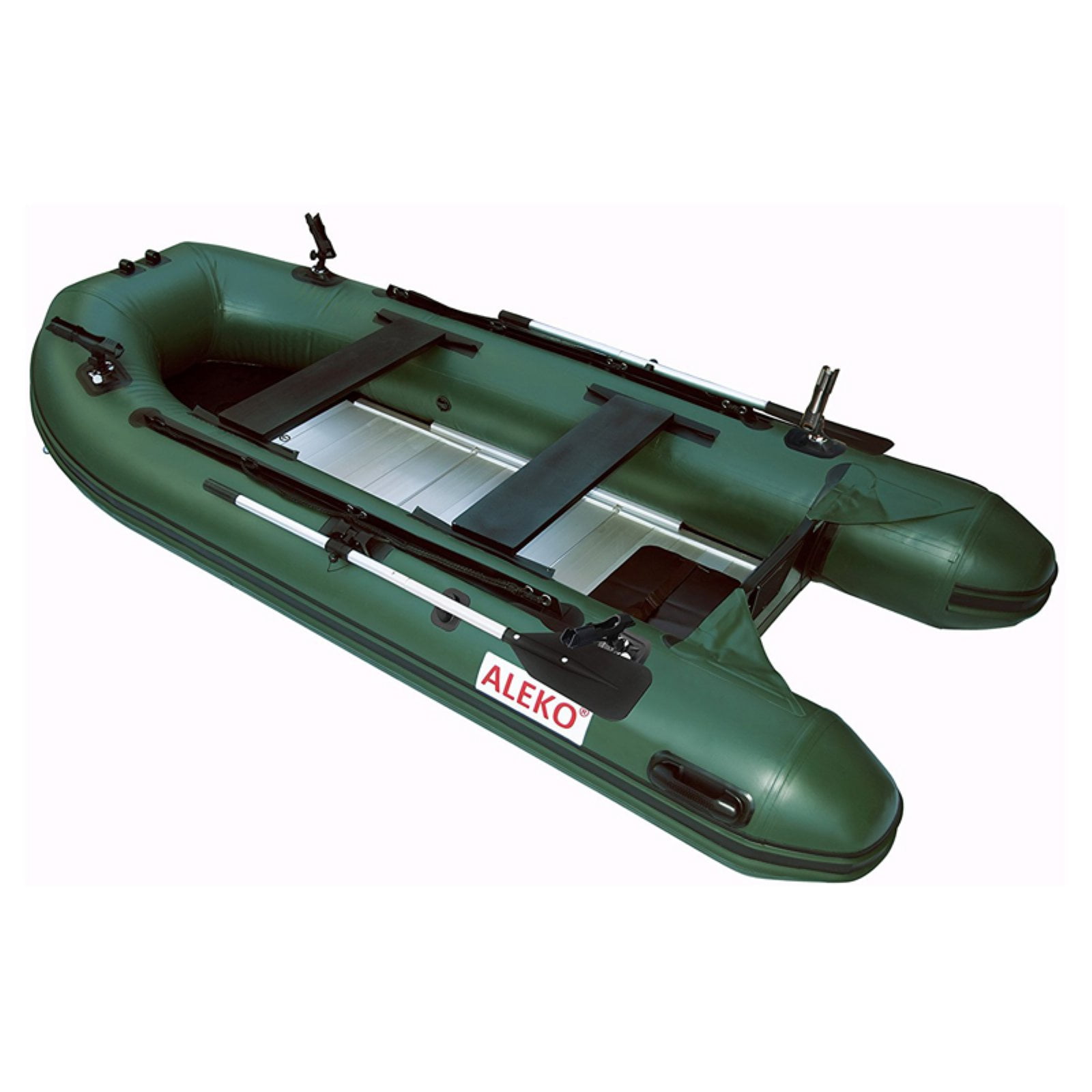 ALEKO PRO Fishing Inflatable Boat with Aluminum Floor - Front