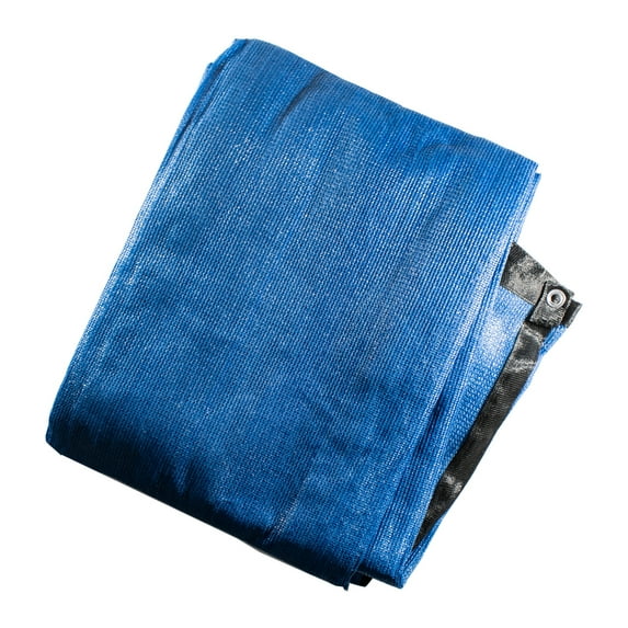 ALEKO Privacy Mesh 4' x 25' Solid Print Blue Fence Screen