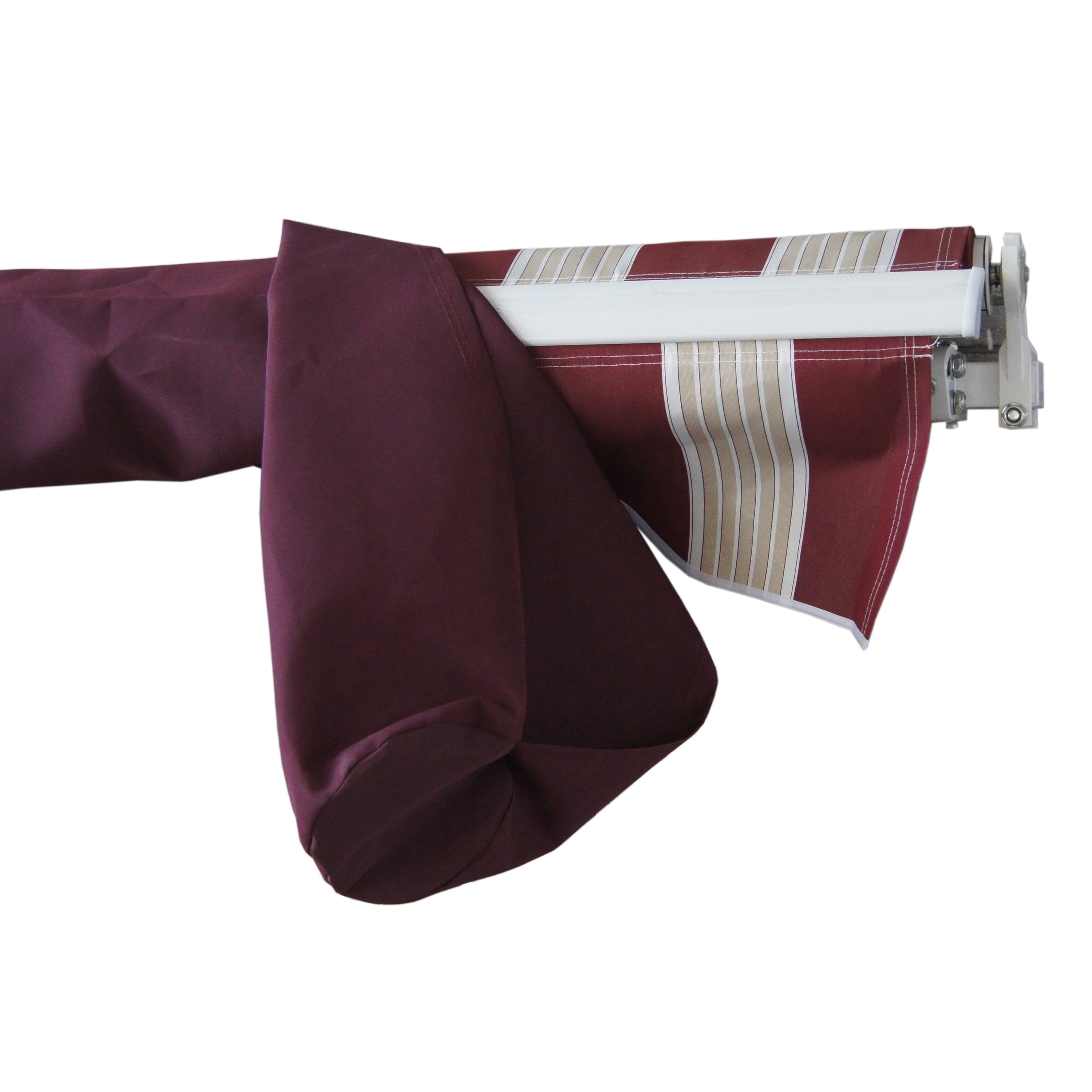 Burgundy Weatherproof Protective Awning Cover, 10 x 8 Feet
