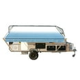 thumbnail image 1 of ALEKO Retractable RV Awning 20X8 ft Patio Camping Waterproof Vinyl Canopy Blue Fade, 1 of 16