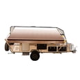 thumbnail image 1 of ALEKO Retractable RV Awning 20X8 ft Patio Camping Waterproof Vinyl Canopy Brown Fade, 1 of 10