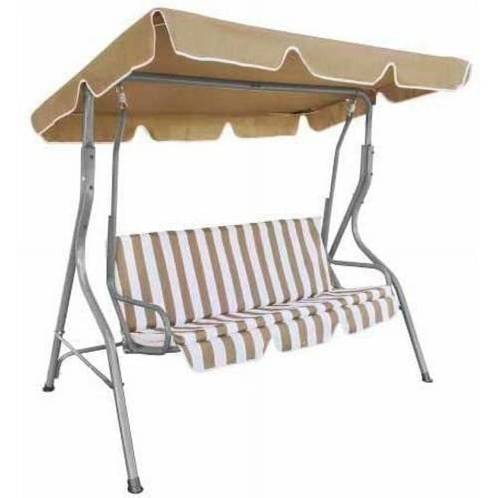 ALEKO SWC02 Outdoor Canopy Porch Swing Patio Bench Garden Swing Chair with Swing Top Cover Walmart