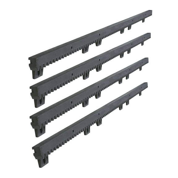 ALEKO Set of 4 Fiberglass Reinforced Nylon Gear Rack with Metal Insert