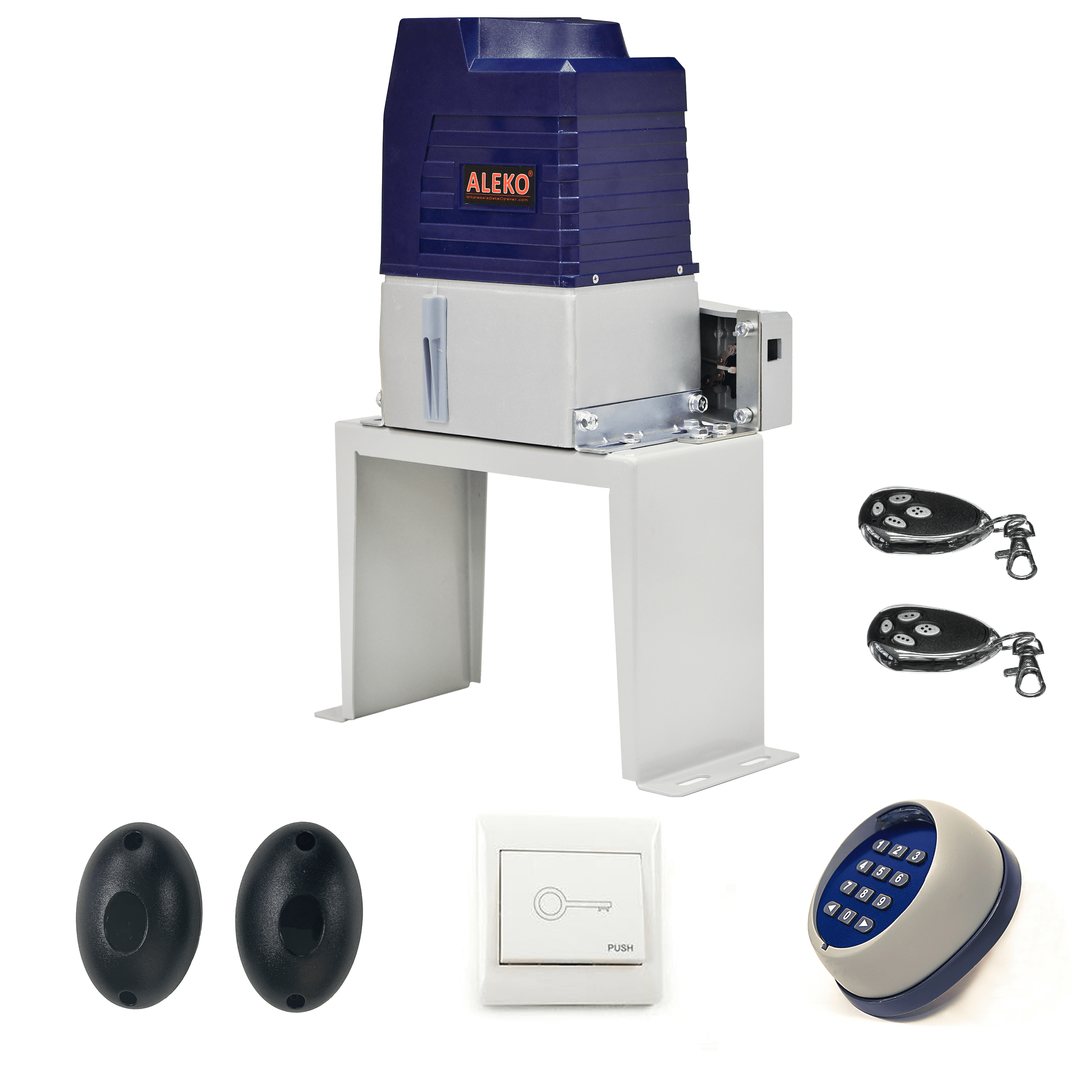 ALEKO Heavy-Duty Aluminum Sliding Gate Opener Kit