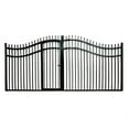 thumbnail image 1 of ALEKO Steel Dual Swing VIENNA Style 14' Driveway with Built-In Pedestrian Gate, 1 of 11