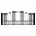 thumbnail image 1 of ALEKO Steel Single Swing 14 x 6 ft Black Driveway Gate Paris Style, 1 of 9