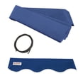 thumbnail image 1 of ALEKO UV and Mildew 16'x10' Resistant Retractable Fabric Awning, Blue, 1 of 3