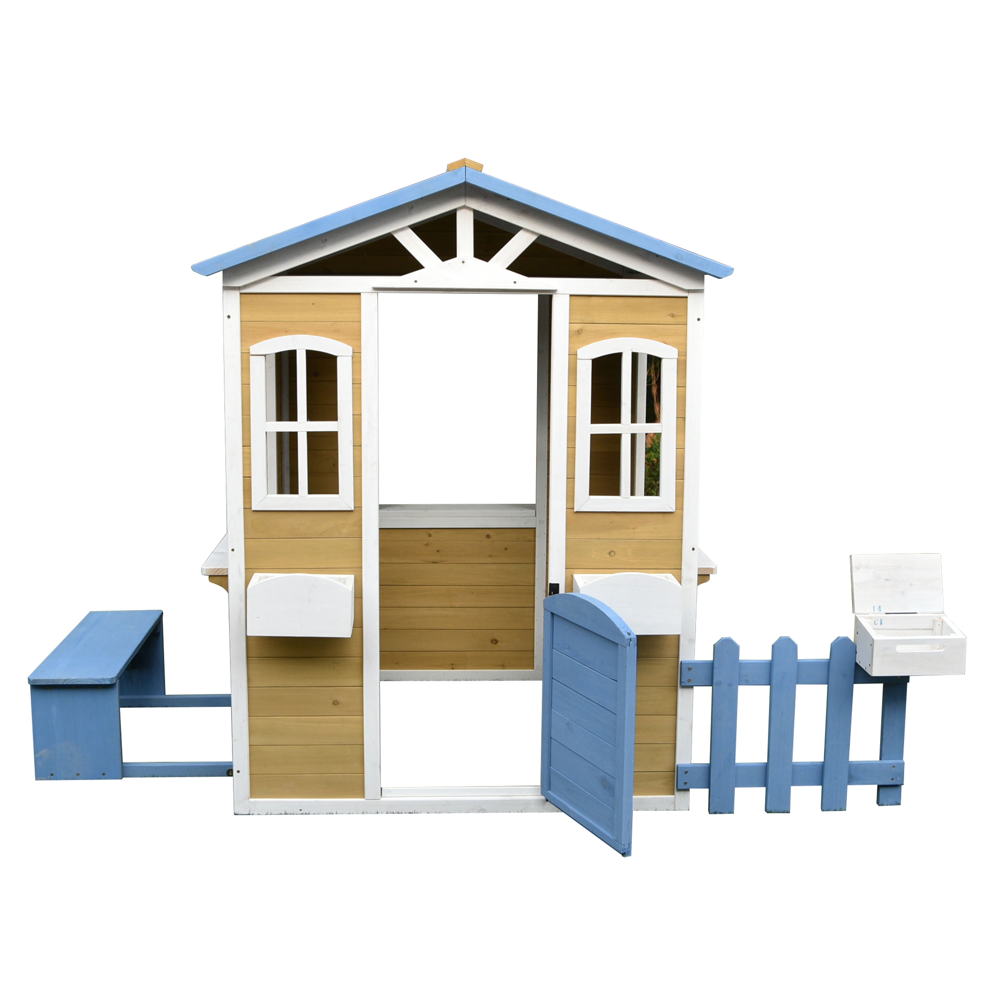 Kids Playhouse Bluebird - Wooden Outdoor Playhouse