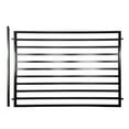 thumbnail image 1 of ALEKO Yard Garden Powder Coated Steel Fence 8' x 5' Milan Style Black, 1 of 6