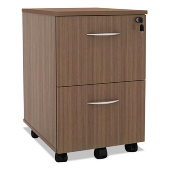 ALESE521620WA Mobile File & File Pedestal- Walnut