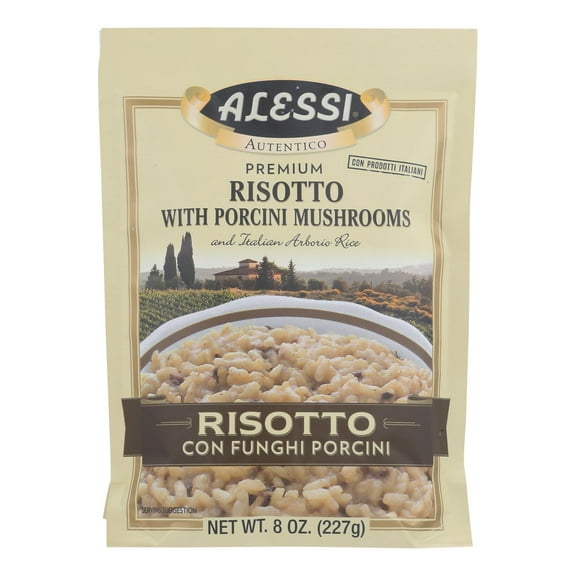 ALESSI - Authentic Porcini Mushroom Risotto - 8 Oz, Case of 6