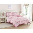 thumbnail image 1 of ALEX + BELLA Quilt Set Pink Unicorn Microfiber,Full,3 Piece, 1 of 5