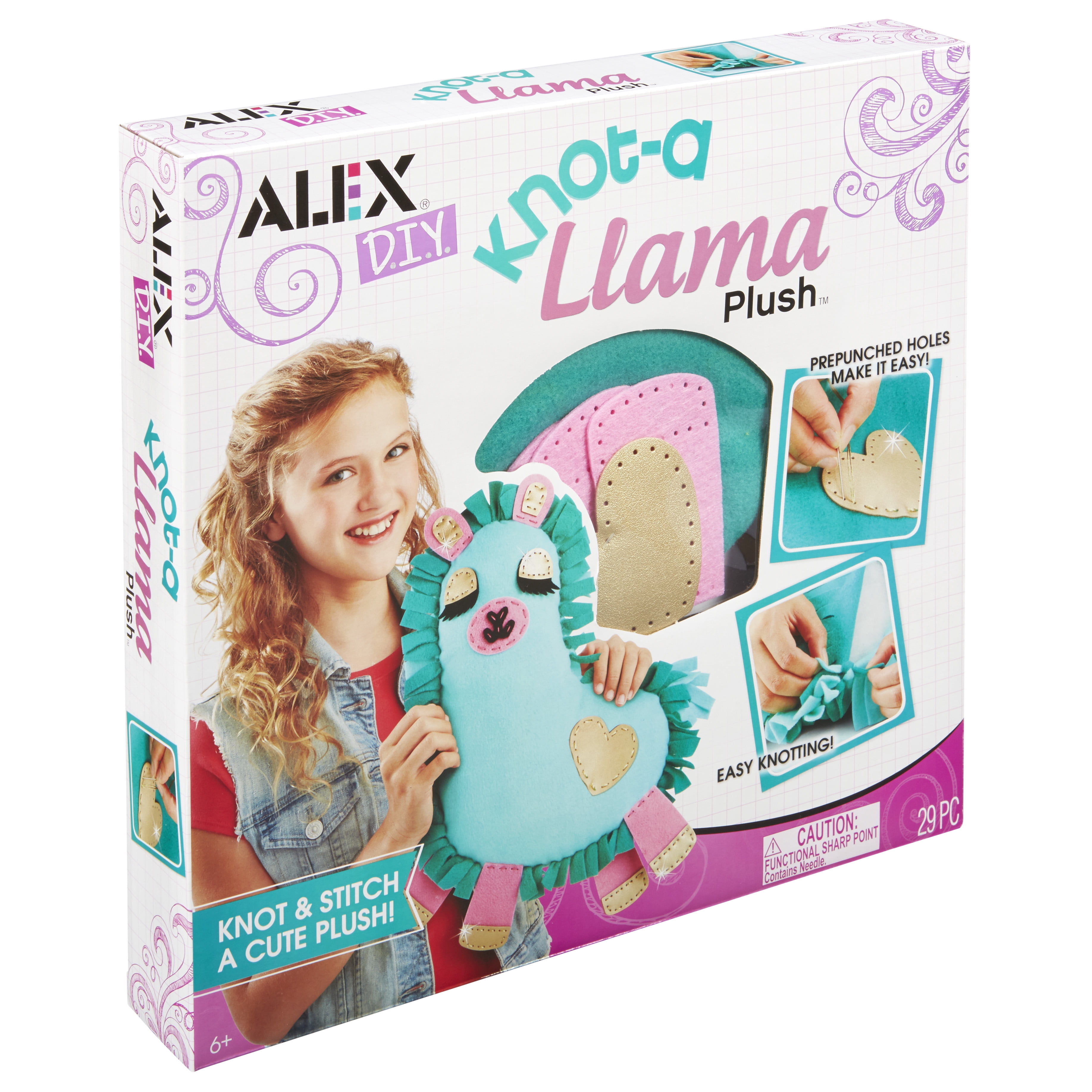 ALEX DIY Knot-A Llama Plush - Walmart.com
