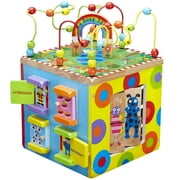 ALEX Discover My Busy Town Wooden Activity Cube