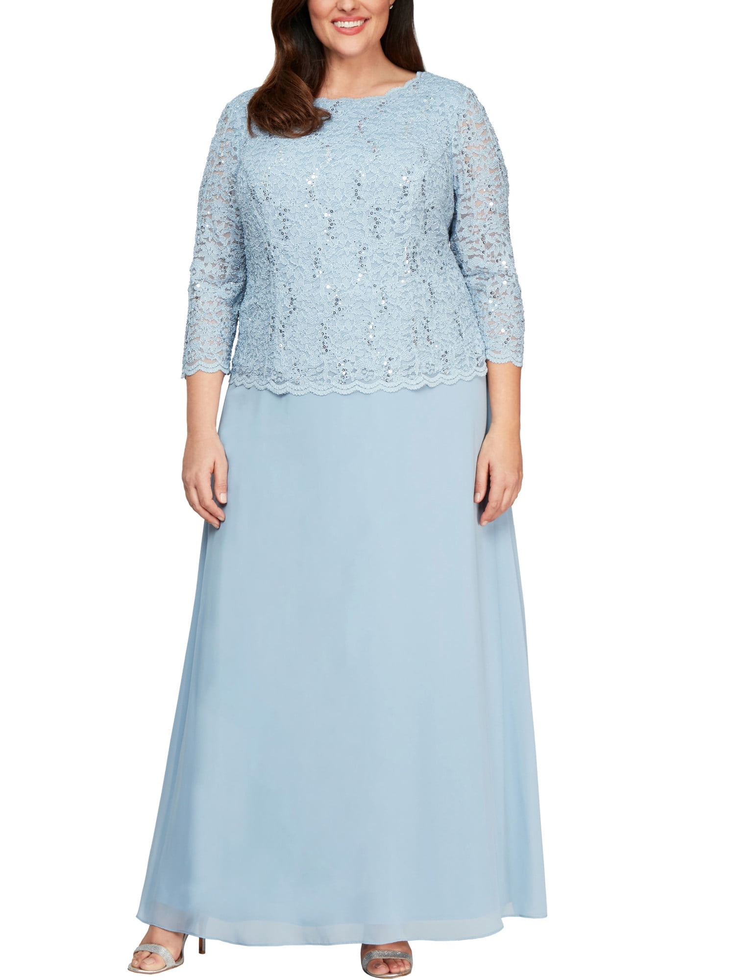 alex evenings light blue dress Alex Evenings 8134447 main image 0