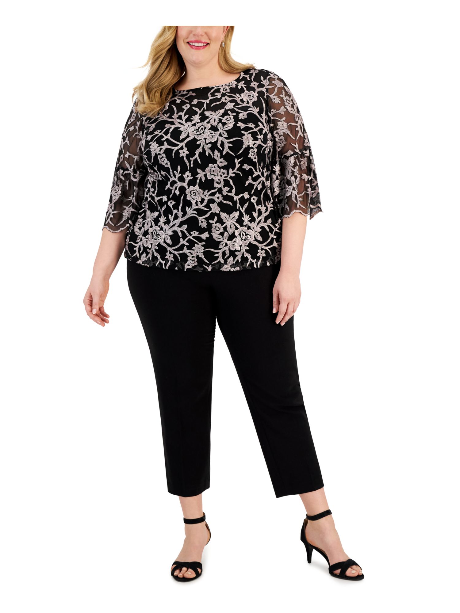 alex evenings plus size tops