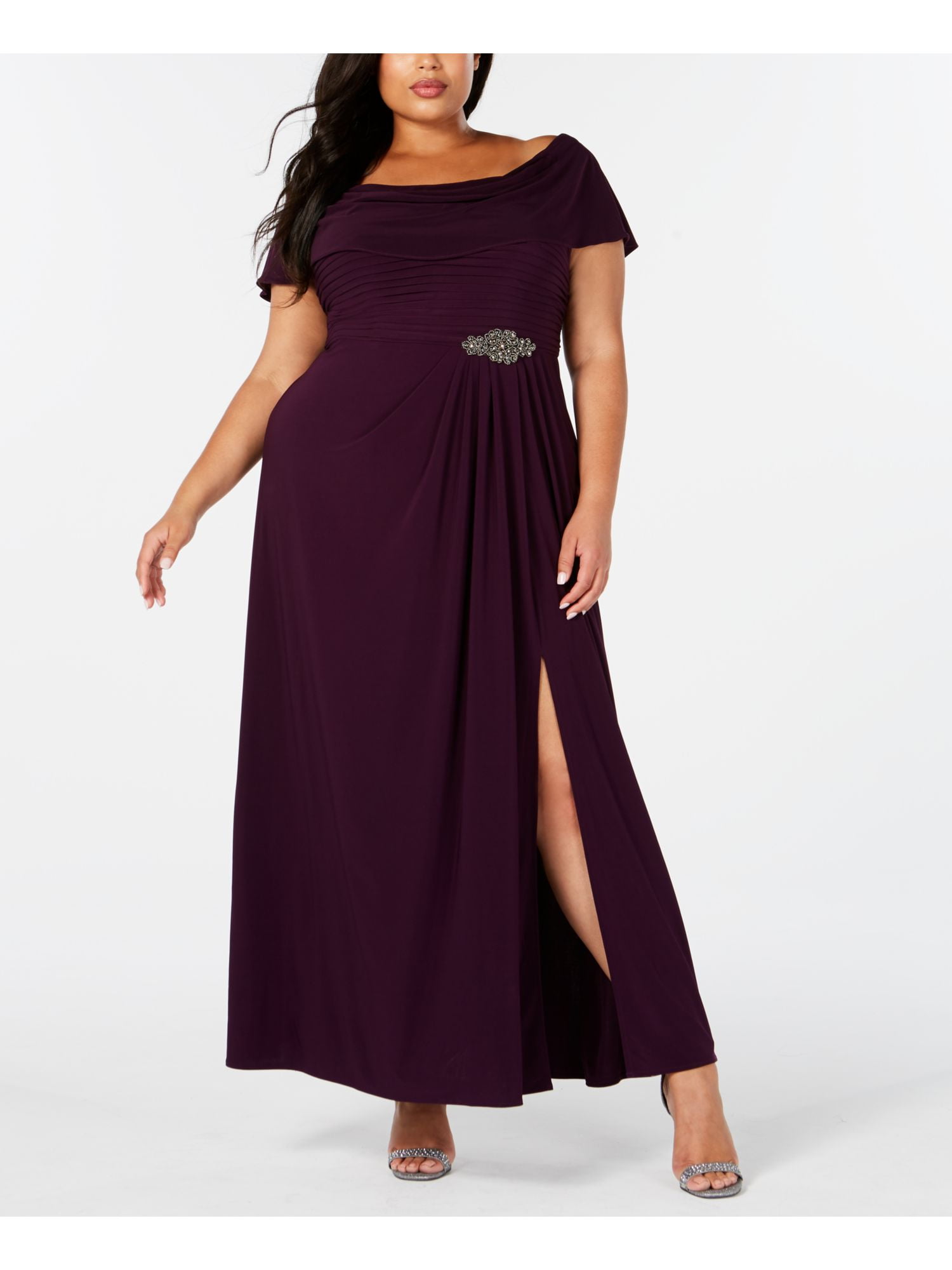 Alex plus hot sale size evening gowns