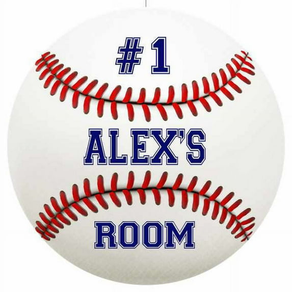 ALEX'S Bedroom 14" Round Metal Sign Boys Room Wall Decor Gift 100140030068