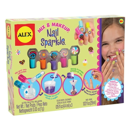 ALEX Spa Mix and Make Up Nail Sparkle Kit