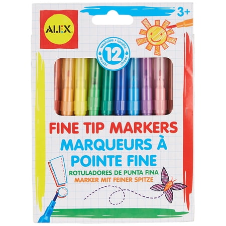ALEX Toys Artist Studio Washable Fine Tip Markers (12)