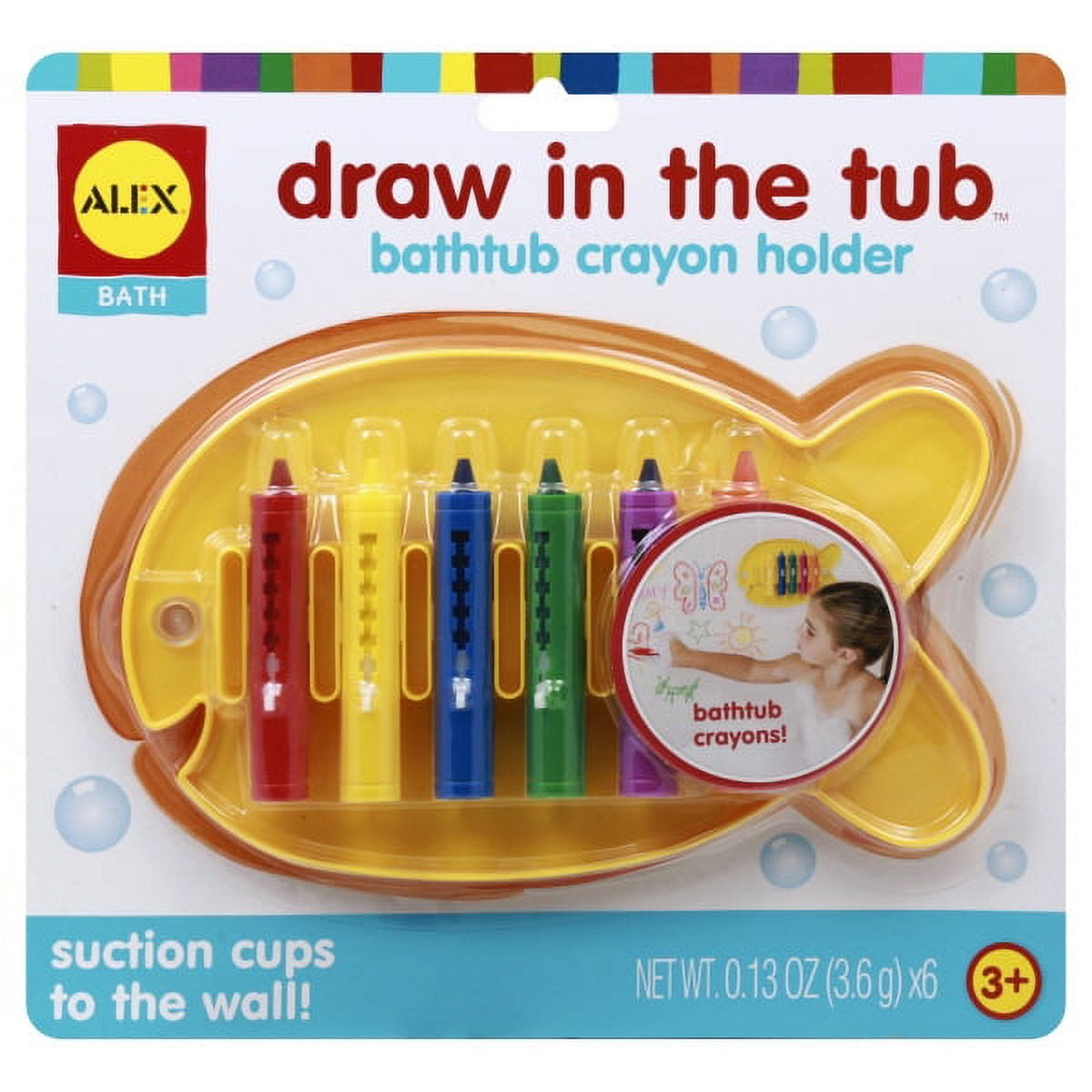 ALEX Toys 639r Bath For Kids Age 2yr Fun Rub a Dub Draw in the Tub Crayons  for sale online