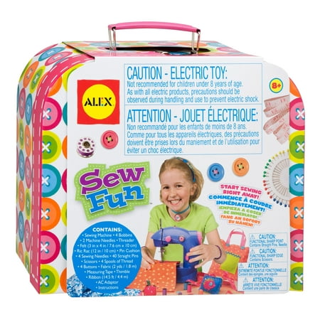 ALEX Toys Craft Sew Fun Craft Kit With Sewing Machine