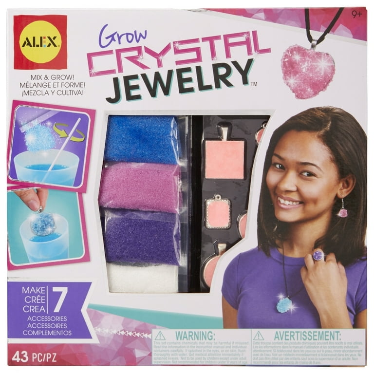 Diy growing hotsell crystal jewelry