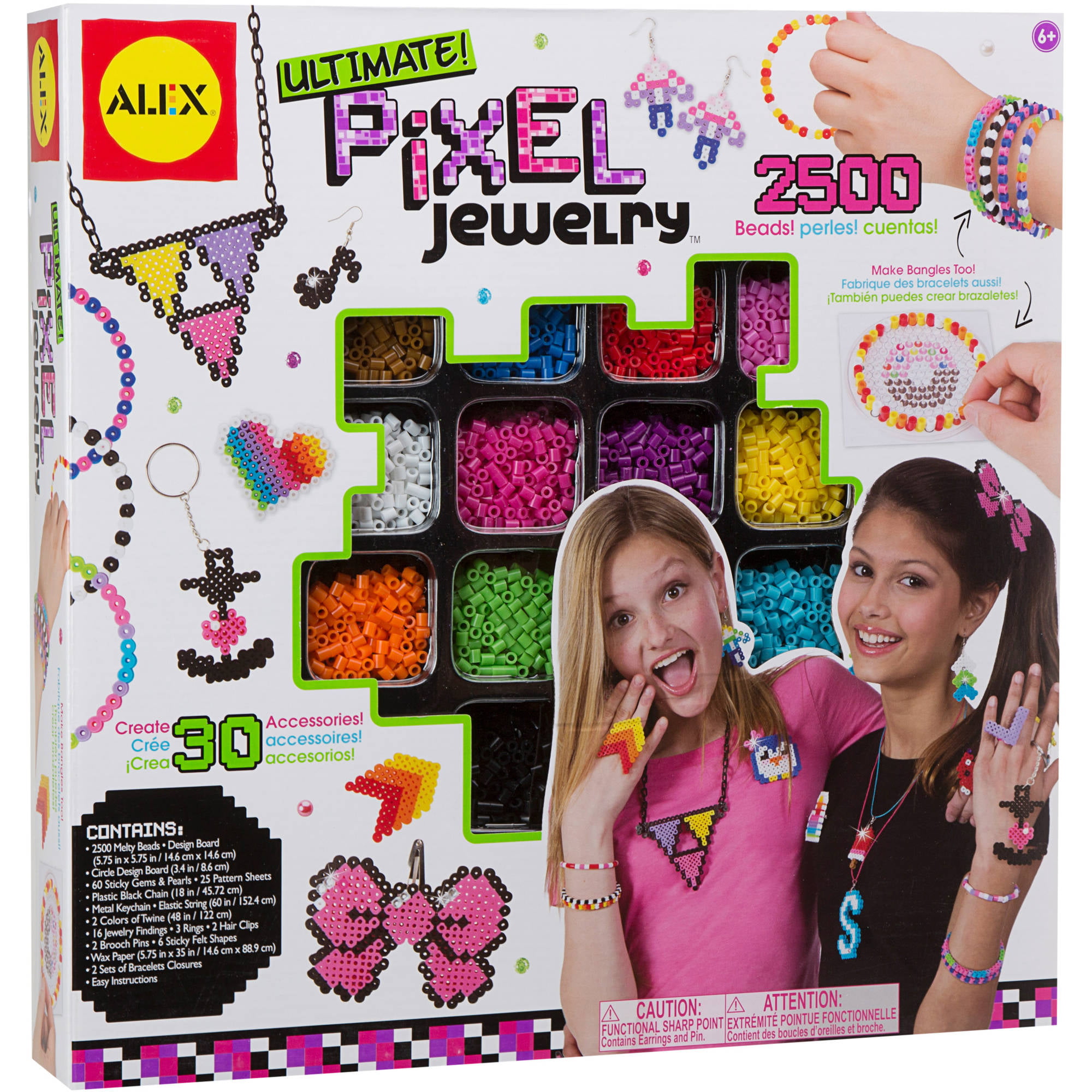 Tic Tac Toy - We found this fun Pixel Art Kit at Learning