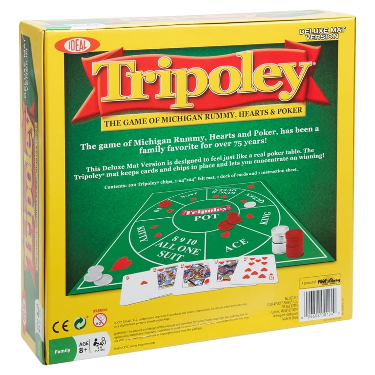 ALEX Toys Ideal Tripoley Deluxe Mat Edition Card Game - Walmart.com