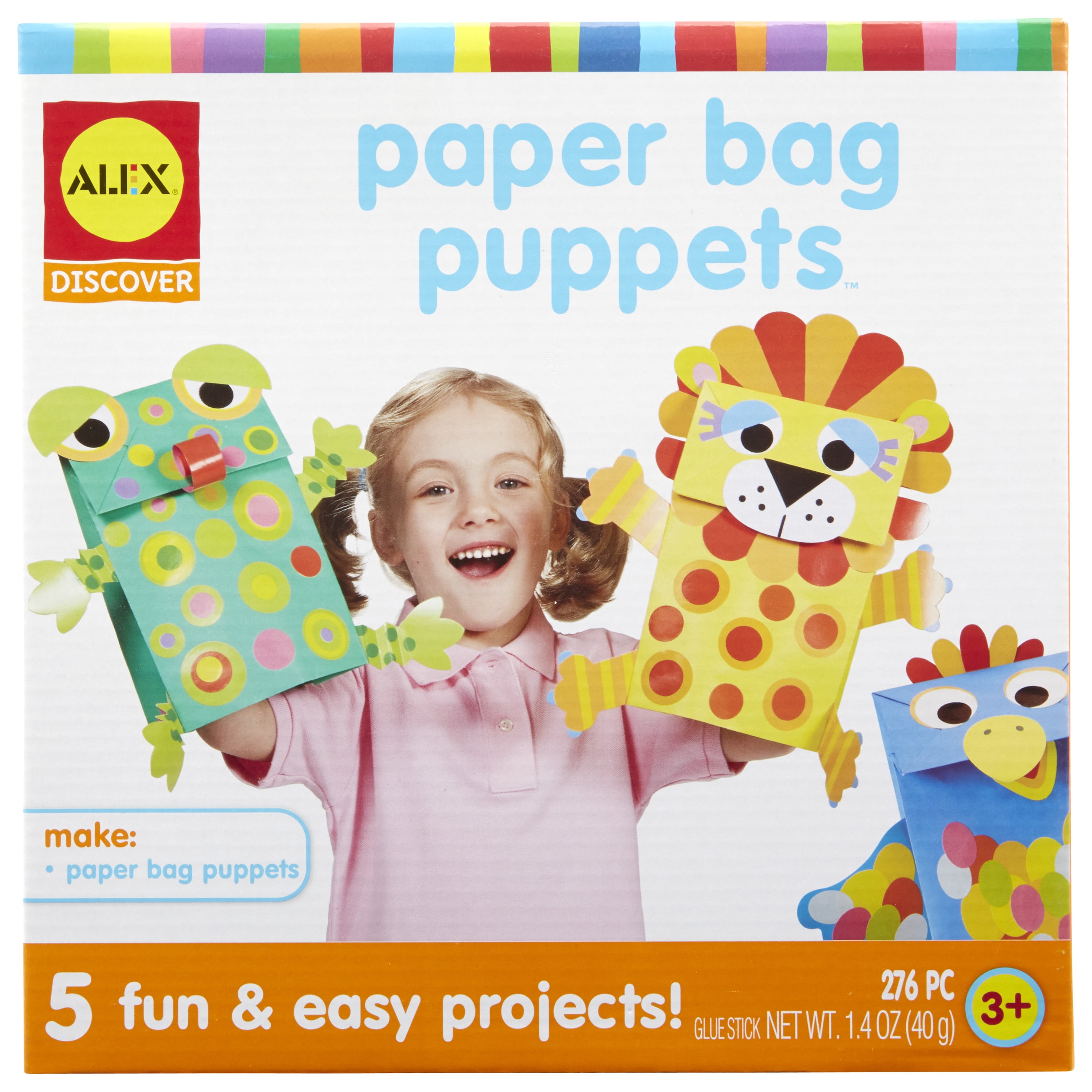 Easy to Make Clip Art Bag Puppets - Friday Fun, for kids - Aunt Annie's  Crafts