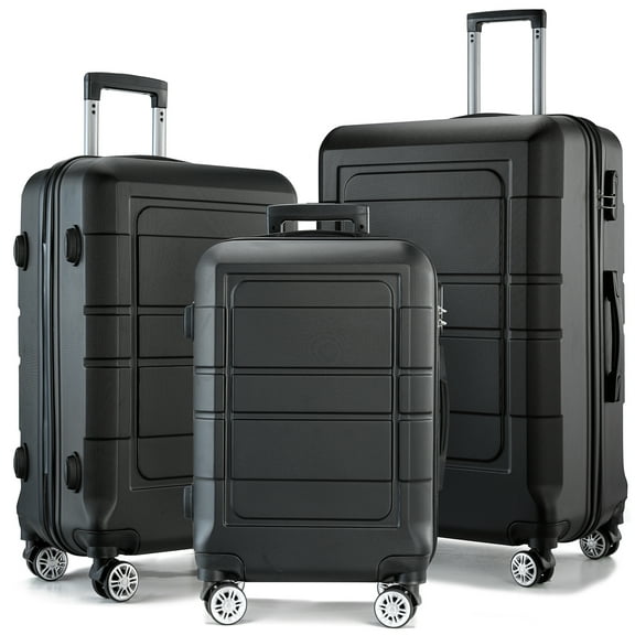 ALEX VANDO Traveler Luggage 3PCS Set Hardshell Lightweight Suitcase Durable Spinner Wheels Business Working Travel Case (20/24/28)