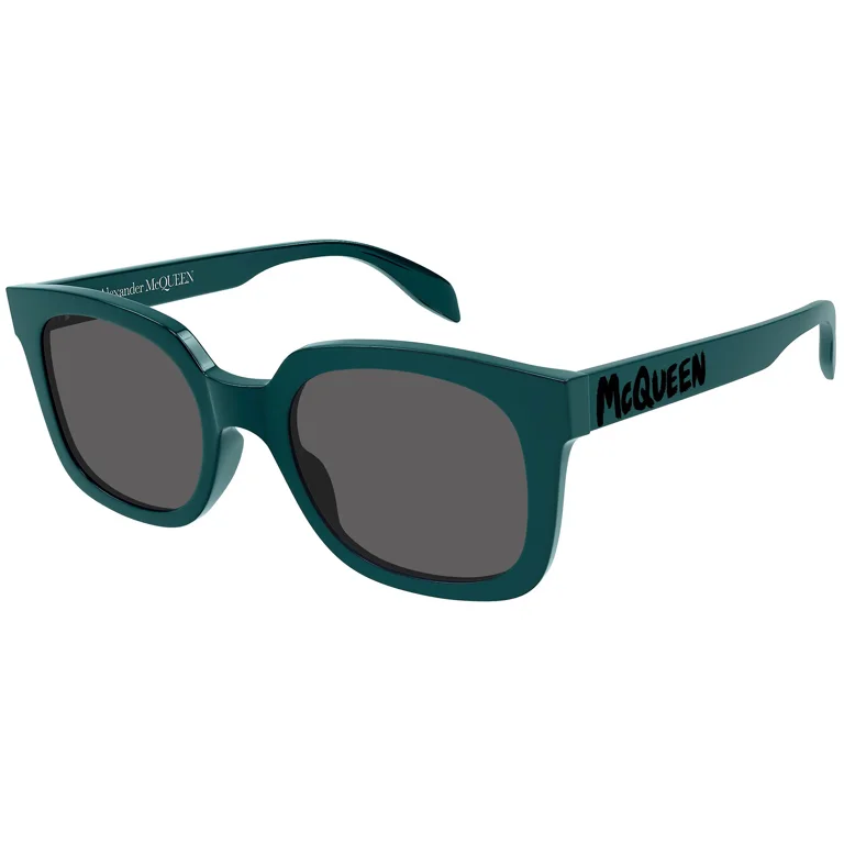 ALEXANDER MCQUEEN AM0348S dark green men's sunglasses