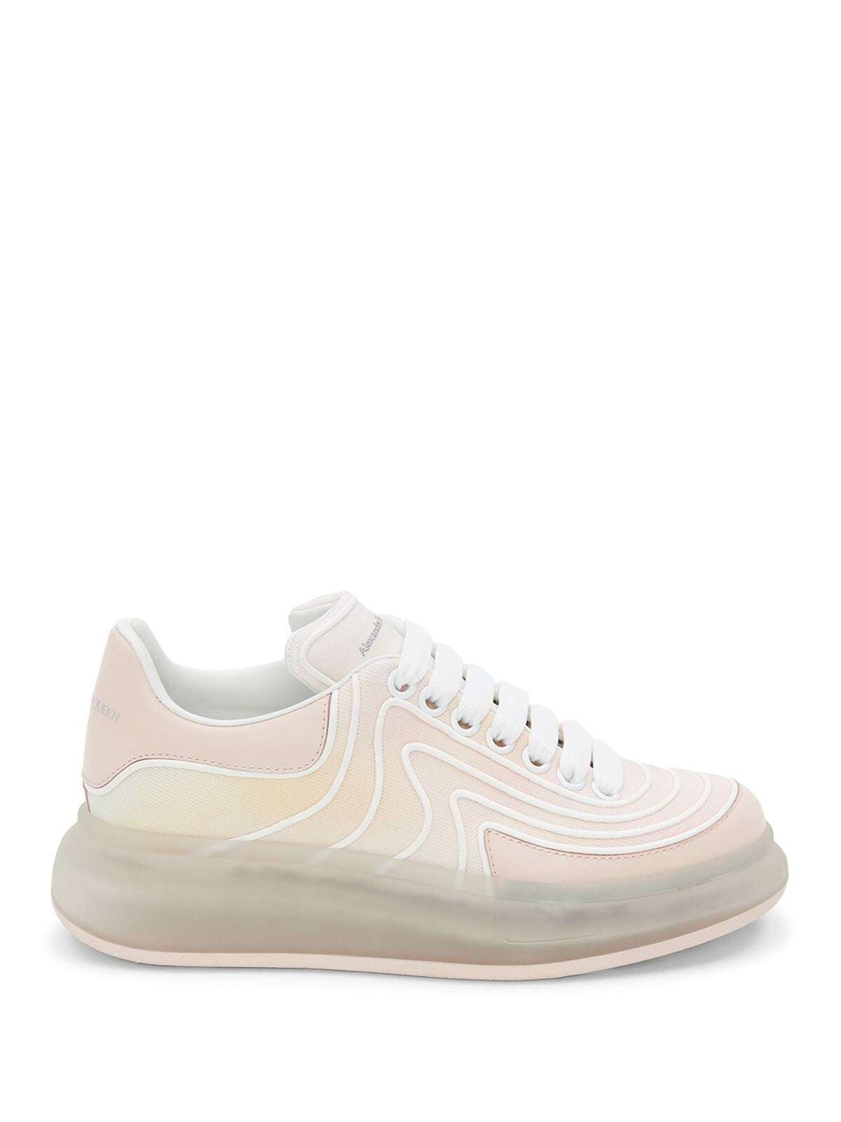 Alexander McQueen Lace Up Sneakers in White