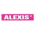 thumbnail image 1 of ALEXIS Street Sign Childrens Name Room Sign | Indoor/Outdoor |  36" Wide, 1 of 5