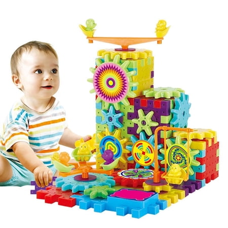 ALEXTREME Electric Interlocking Block Building Set, 81 Count