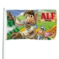 thumbnail image 1 of ALF The Animated Series-themed Printed Flag Perfect gift for fans, friends, and family members, and suitable for indoor and outdoor activities, party decorations.35.4"x59" (90cm×150cm), 1 of 6