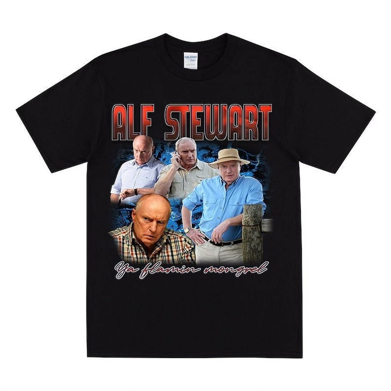 ALF STEWART Homage Tshirt, For Australian Soap Opera Fans, You Flamin