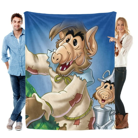 ALF The Animated Series-themed Pals Plush Throw Blanket Gifts for Fans Girls Boys Women Present Suitable for a variety of settings