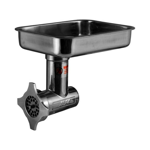 ALFA 12 SS CCA Complete Stainless Steel Meat Grinder Attachment