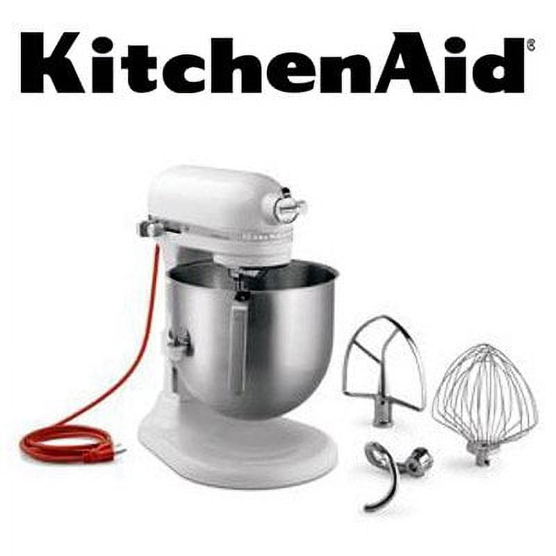 KitchenAid KSM8990WH Commercial NSF 8 Qt. Mixer- White —