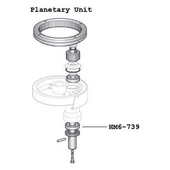 ALFA InternationalHM6-739 Lower Agitator Shaft Bearing for Hobart Mixers
